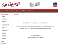 Tablet Screenshot of car-garage.de